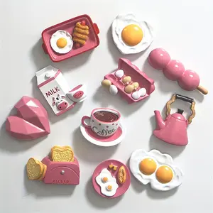 Cute Kitchen Themed Fridge Magnet, 1 Count Mini Simulation Food Design Fridge Magnet, Home Decor for Kitchen Living Room Bedroom