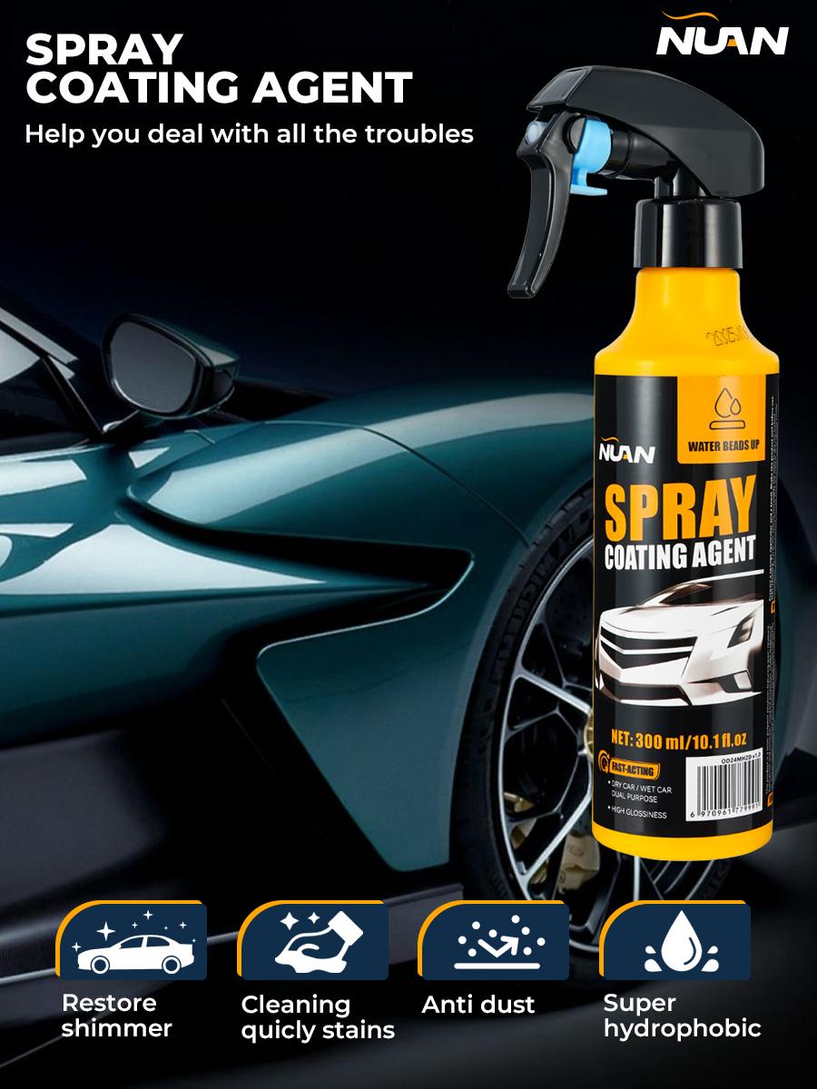 NUAN nano car coating spray-Heavy Duty Degreaser Multipurpose Powerful Degreaser, Stubborn Grease & Grime Removed in One Spray, Professional-Grade Cleaning Power Maxed!NUAN heavy duty degreaserNUAN heavy duty degreaser