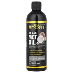 California Gold Nutrition Sport, Organic MCT Oil, Unflavored, 12 fl oz (355 ml)