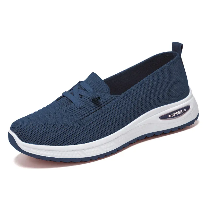 OFIREND Women's Breathable Knit Slip-On Footwear - Lightweight Comfort Sole Casual Walking Shoes for Work, Daily Wear, Foot Wear