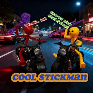 Cool Jointed Action Figure Riding Motorcycle, Role Play, T13 Flexible Joints, Trendy Toy Collectible, DIY Assembly Model Kit, Creative Building Blocks