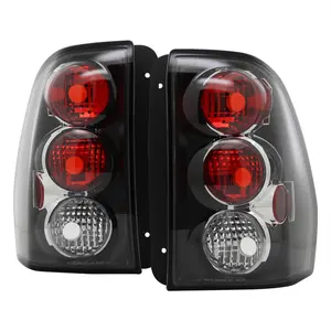 2002-2009 Chevrolet Trailblazer Tail Lights (Matte Black Housing/Clear Lens) 2002-2009 Chevrolet Trailblazer Tail Lights (Matte Black Housing/Clear Lens)