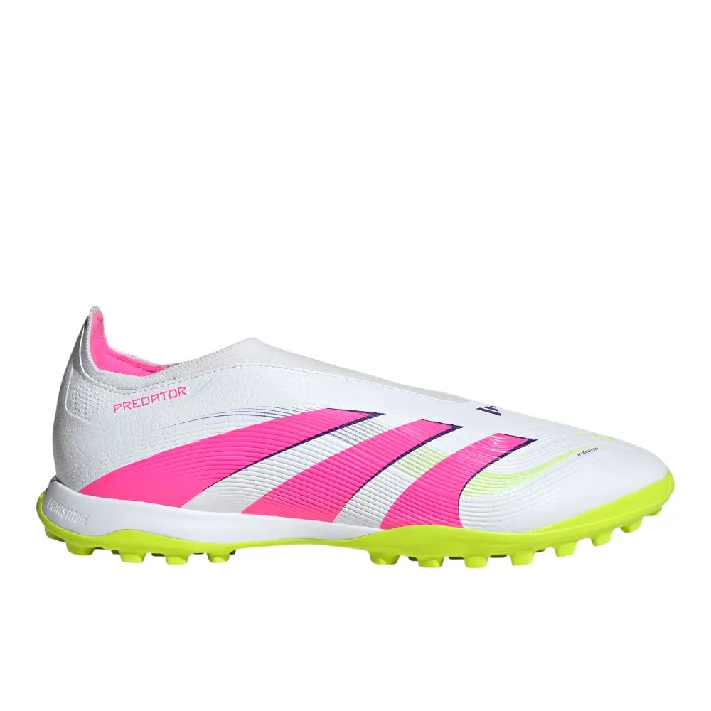 adidas Mens Predator League Laceless Turf Soccer Cleats  - White