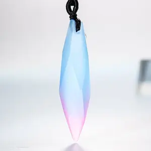 Glow-in-the-Dark Starry Aurora Resin Necklace - Unisex Irregular Pendant, Ins Style Unique Design.Nighttime Sparkle Magic, Perfect for Him & Her.Daily Wear/Date Night Stunner, Standout Birthday Gift That Shines After Dark!