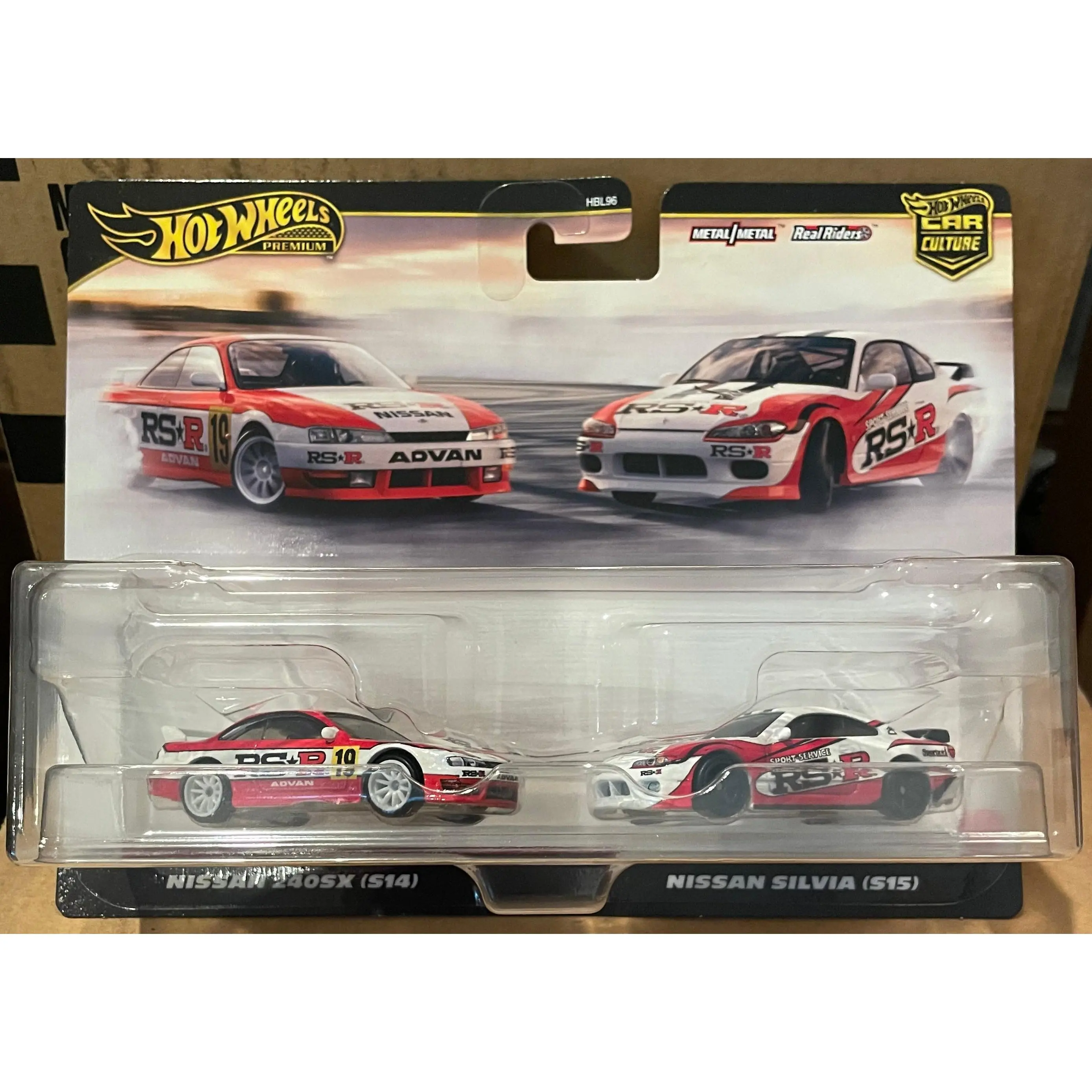 Hot Wheels 1:64 Car Culture 2-Pack - Nissan 240SX/Silvia S15