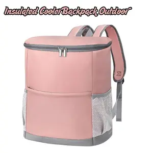 Insulated Cooler Backpack – Leakproof Soft Cooler Bag Holds 30 Cans, Waterproof Lightweight Travel Backpack for Camping, Beach, Hiking, Lunch & Outdoor Adventures – 12H Hot/Cold Retention