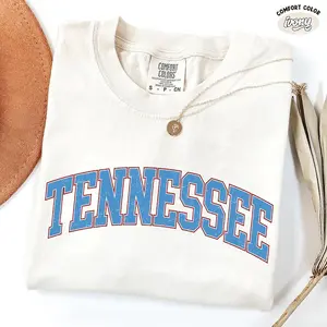 Comfort Colors Tennessee Tshirt, Vintage Tennessee Shirts, Tennessee Game Day Tee, Tennessee Gift, Retro Football Shirt, Unisex Tee
