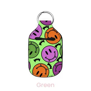 abbyrose Vampire Smiles Hand Sanitizer Holder Green