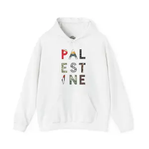 Palestine Graphic Hooded Sweatshirt - Unisex Heavy Blend™
