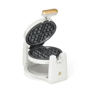 Sale !!!! Beautiful Rotating Belgian Waffle Maker, White Icing by Drew Barrymore