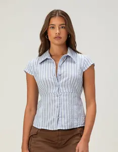 RSQ Womens Button Up Shirt