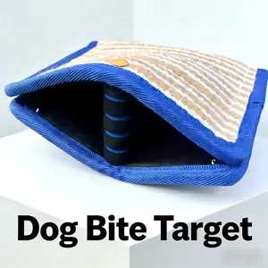 Jute Single-Handle Bite Target 🐶 Perfect Chew & Agility Tool for Small/Medium Dogs!