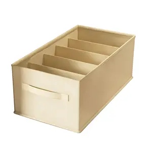 Space-Saving Foldable Fabric Handbag Organizer with Multiple Compartments, Divided Compartments - Dustproof Storage for Tote Bags, Backpacks & Accessories, Creamy White, Closet Organization, Handbag Storage Organizer, Accessory Holder