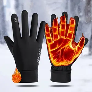 Winter Gloves Women Men Ski Snow Gloves Liner Thermal Warm Touch Screen, Suit for Running, Cycling, Biking, Hiking, Driving, Walking, Typing, Freezer Work, Sports, Soccer, Shooting, Gaming