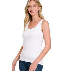Zenana Cotton Crop Tank Top