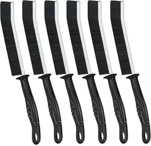 Crevice Cleaning Brush, Pack of 6, Hard Bristle Crevice Cleaning Brush, Shower Cleaner Brush, Bathroom Gap Cleaning Brush, Multifunctional Cleaning Tools, Gap Brush, Grout Brush for for Household Use