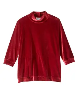 Women's Open Back Mock Neck Turtleneck