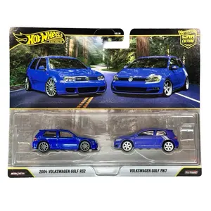 Hot Wheels Premium Car Culture Volkswagen Golf R32 & Golf MK7 2-Pack Real Riders