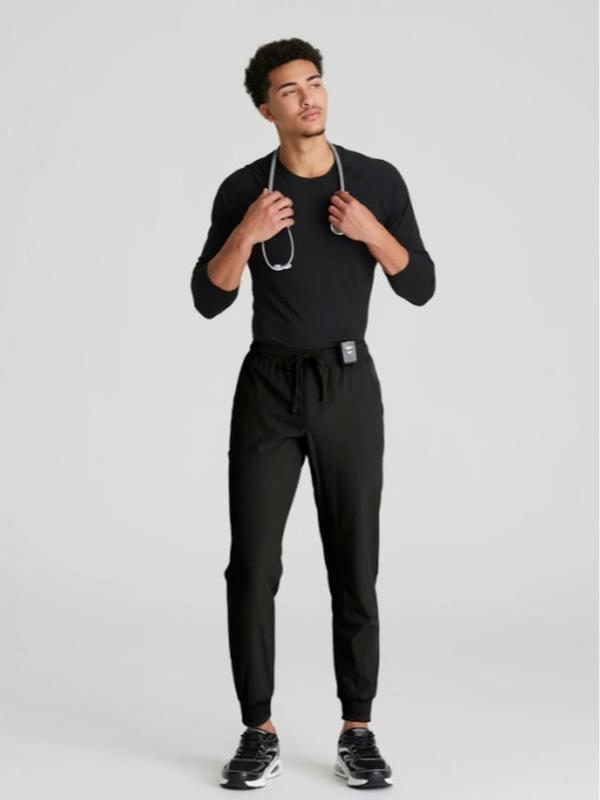 Barco Structure Men's 3-Pocket STRETCH Cargo Jogger Scrub Pants