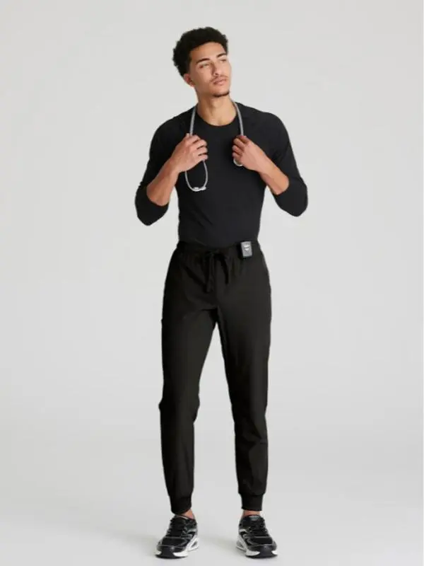 Barco Structure Men's 3-Pocket STRETCH Cargo Jogger Scrub Pants