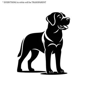 Labrador Retriever Vinyl Decal, Dog Owner Sticker