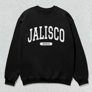 Jalisco Sweatshirt Mexico Collegiate Crewneck Sweater Unisex Jalisco Sweatshirt Mexico Collegiate Crewneck Sweater Unisex
