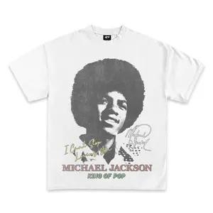 Michael Jackson Afro Era Graphic T-Shirt Vintage 90s Style Unisex Tee, Retro Music Fan Gifts