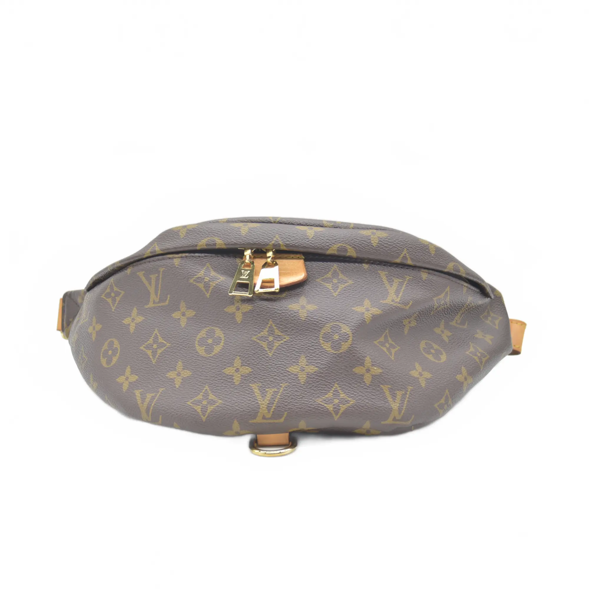 Pre-owned Louis Vuitton canvas Shoulder Bags $2450 Monogram Bumbag RFID