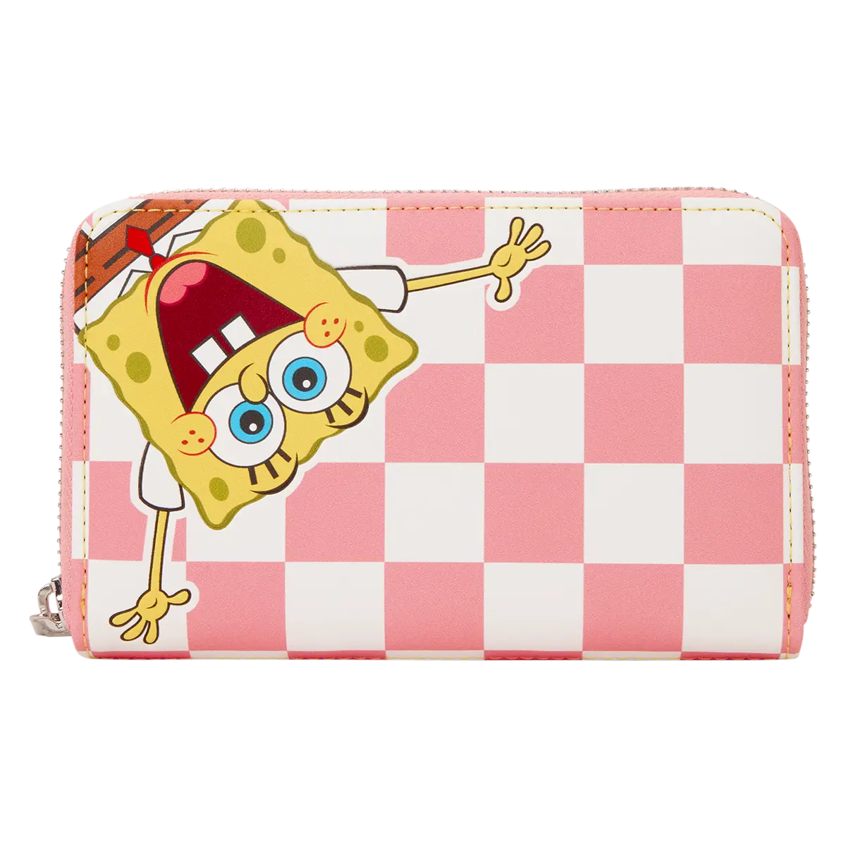 SpongeBob SquarePants & Patrick Star Checkered Zip Around Wallet