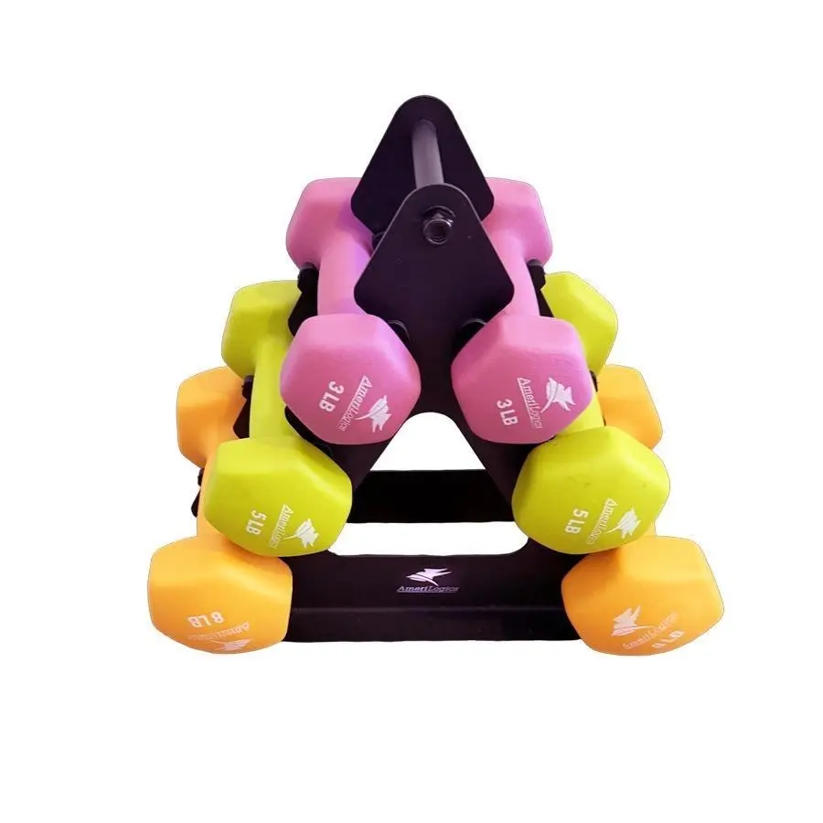 Neoprene Dumbbells Set, colorful coated , ideal for strength training & workouts sbd  belt