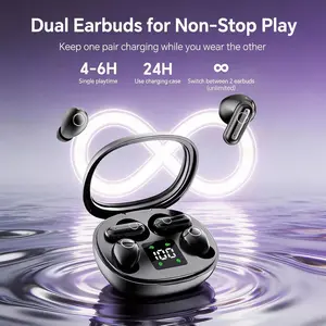 Wireless Bluetooth Headphones,Tiny Size Invisible Earbuds,Waterproof Headsets,With Mic,Sleep and Sports Earphones Set,2 Pairs, Mini and Short Handle Design,for Work Sport Sleeping outdoorfun