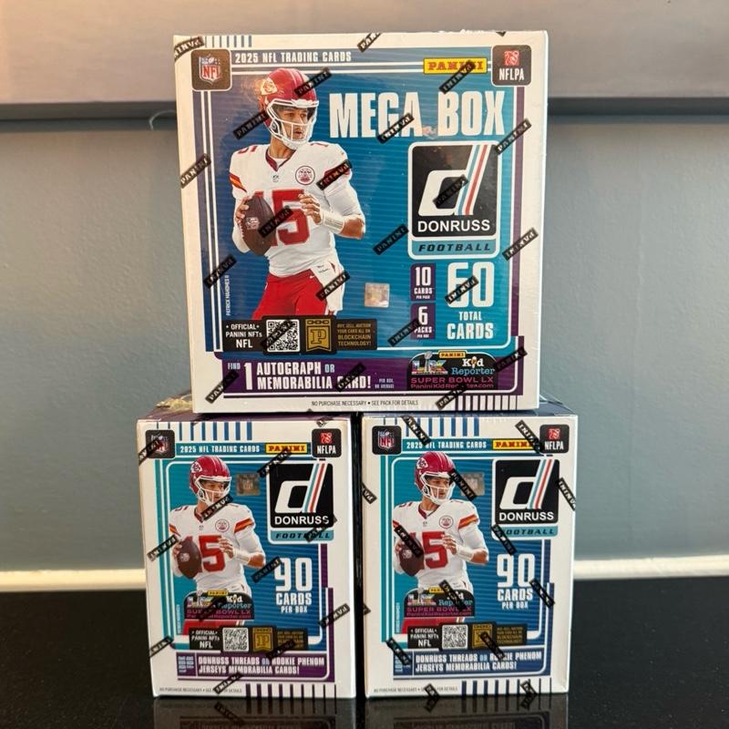 *Break #138* 1x 2025 Donruss Mega Box, 2x 2025 Donruss Blasters
