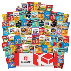 OFFICE CHIPS & COOKIES CATERING VARIETY CARE PACKAGE (70 Snacks)