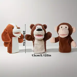 Bear Puppets, Plush Soft Toys, Cute Doll, Hand Puppet, Gift