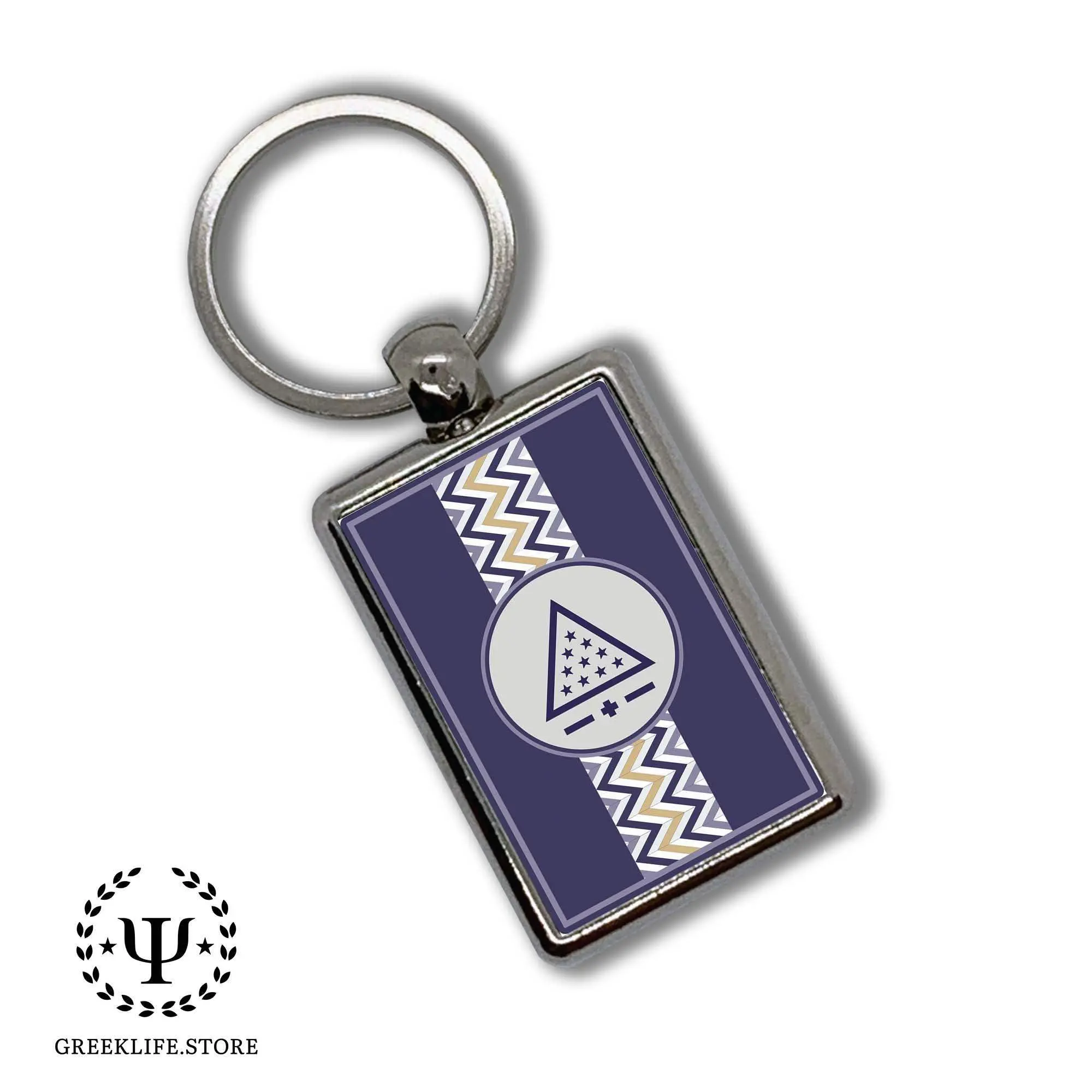 Sigma Pi Keychain Rectangular