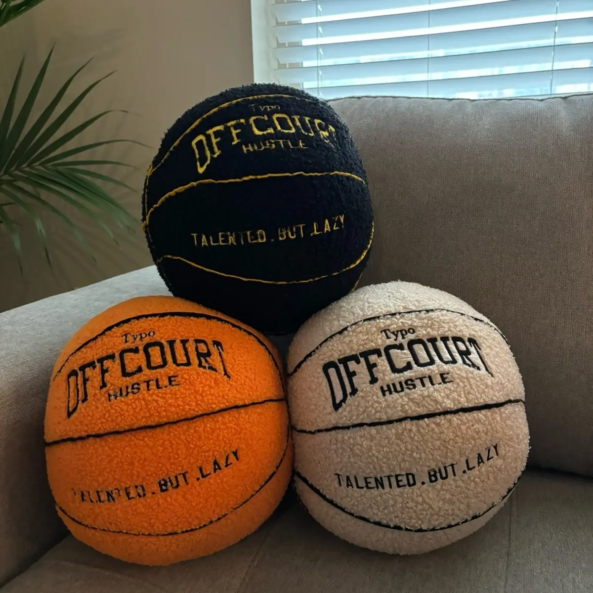 Basketball Pillow - Soft Furnishing Accessory for Your Home Basketball Pillow - Soft Furnishing Accessory for Your Home