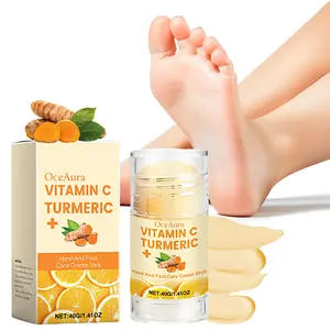 Hand and Foot Moisturizing Treatment Cream Stick with Turmeric Vitamin C Nourishes and Moisturizes Soft and Smooth Treatment Improves Roughness