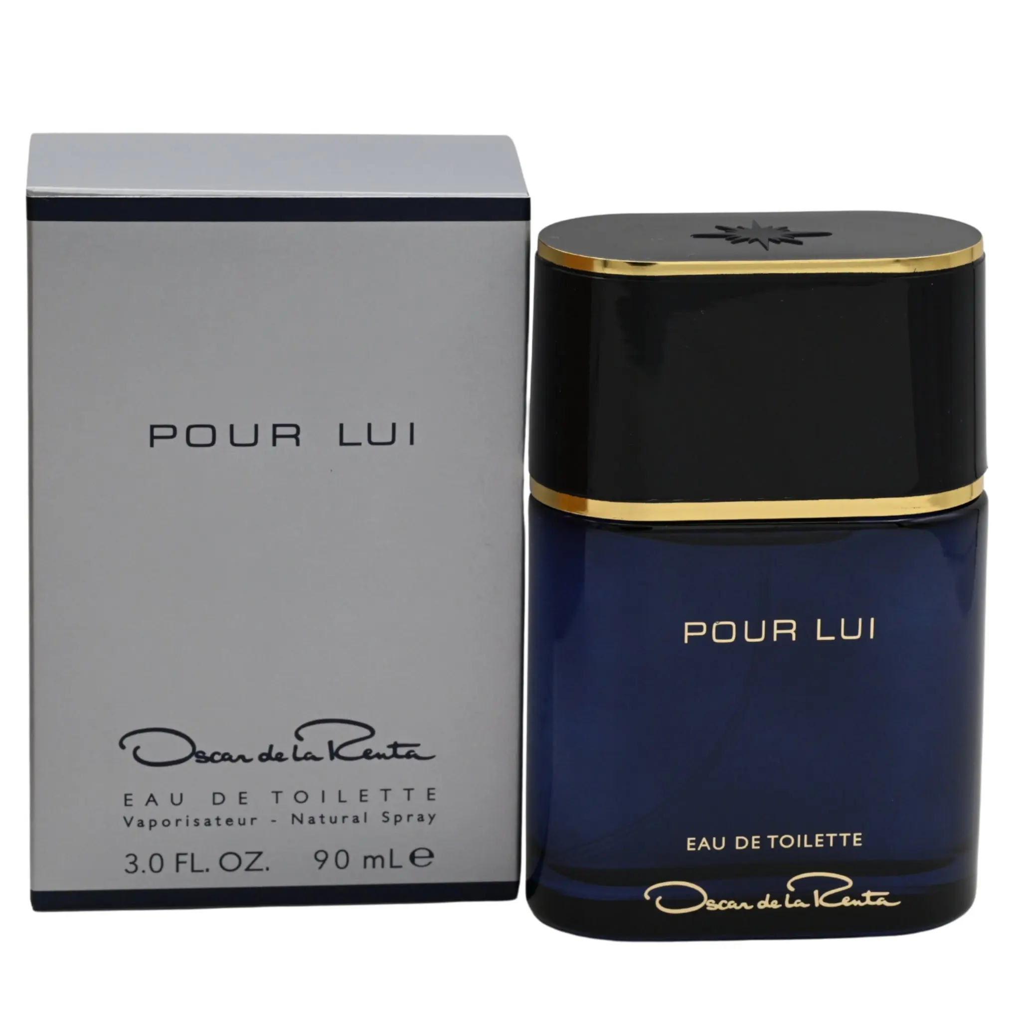 Oscar de la Renta POUR LUI Bold Men's 3.0 fl oz EDT Fragrance - Luxurious, Masculine, Long Lasting Alcohol-Based Carnation Woody-Spicy Scent with Bergamot Blend, Fern, Cinnamon Moss, New in Box, Long Lasting Fragrance, Carnation Men's Fragrance