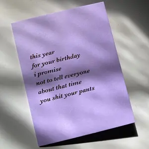 Poo Pants Birthday