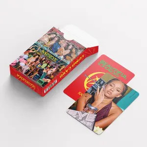92 Girl Group KATSEYE Returns To BEAUTIFULCHAOS Support Photo Card Sticker LOMO