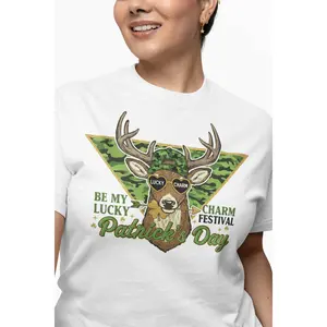 Be My Lucky Charm - Charm Festival St. Patrick's Day Deer T-Shirt