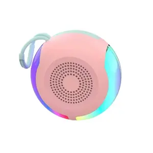 Portable Bluetooth Speaker - HIFI Stereo Sound Subwoofer with RGB LED Lights, USB Rechargeable, for Parties, Travel, PC & Laptop, Ideal Thanksgiving Christmas New Year Gift