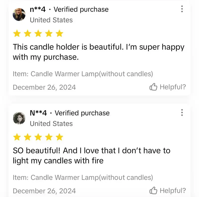 Product Introduction of Candle Heat Lamp with Timer, Wax Melt Heater Electric Candle Heat Lamp, Home Decor Cozy Home Warming Gift, Gold 16