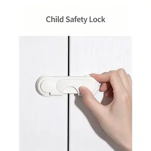 Child safety lock, protective drawer lock, baby anti-pinch lock, child-proof refrigerator cabinet door lock