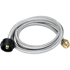 6FT  Hose Adapter 1lb to 20lb | Compatible Hose for Weber Q,  Stove, Buddy Heater, Tabletop Grills |   & Heater Hose