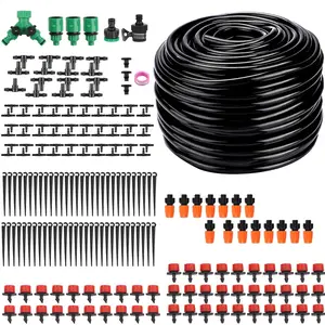 Cleaning and Clearing Pipe Set, High Pressure Drain Sewer Pipe Cleaning Kit, Drain Clog Remover Pipeline Unclogging Tool, Heavy Duty Plumbing Snake Jetter Hose for Home Bathroom Kitchen Sink Floor Drain Yard Sewer Pipeline Maintenance