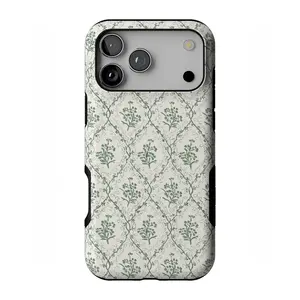Casely iPhone 17 Pro Max Case | Sage Tapestry | Floral Vines | Bold Protective Design | Compatible with MagSafe