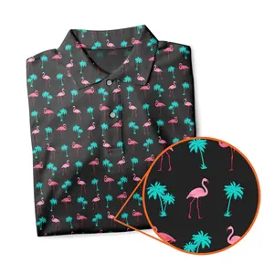 Flamingo - Funny Golf Polo Shirt for Men – Stand Out with Style & Get Laughing!