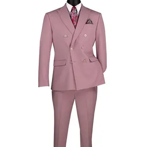 Shapley Collection: Lilac Slim Fit Double-Breasted Stretch Suit