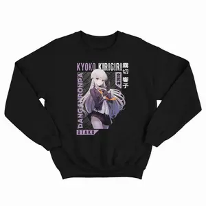 Kyoko Kirigiri Danganronpa  Anime Unisex_T  Shirt Sweatshirt Size S_3XL Classic Cotton
